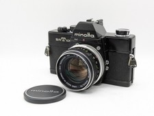 Minolta SRT101 Black Body 35mm Film Camera with Lens Set