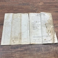 Vintage Allis Chalmers 2E Corn Head For Gleaner E Dealer Instructions Manual