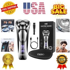 Electric Razor for Men, 90Min Long-Lasting Shaver with 4D Floating Head LCD...