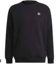 Originals Essential Crewneck Sweatshirt Men’s Small Black NWT