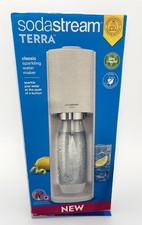 SodaStream Terra Sparkling Water Maker White New Open Box CO2 Included