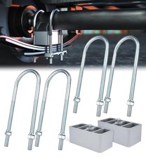 Universal Leaf Spring Lowering Block Kit, Heavy Duty Steel Lowering 2 INCH