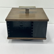 Vintage Esmond Stow-A-Way Cassette Tape Storage Module Rack Carousel Holder 70s