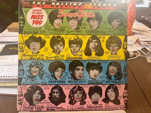 Vintage Rolling Stones Factory Sealed "Some Girls" LP — excellent condition