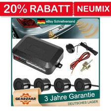 Rückfahrwarner Auto Schwarz 4 Sensoren hinten Einparkhilfe PDC Parkhilfe Schwarz