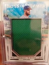 2025 Panini Boys Of Summer, Tommy White, Jumbo Material  # /99