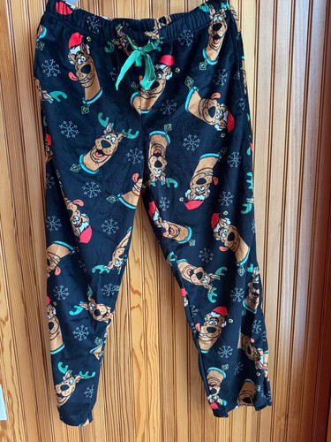 SCOOBY DOO holiday theme lounge pants size L