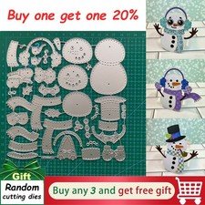 Snowman Dies Cutting Dies Scrapbooking Paper Card Crafts Embossing Stencil Mould