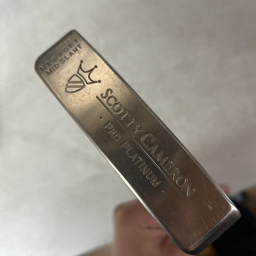 SCOTTY CAMERON PRO PLATINUM NEWPORT MID SLANT 35 inches Pro Platinum Putter