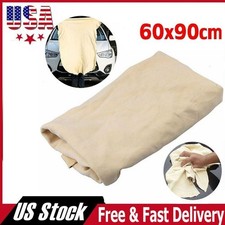 Natural Chamois Leather Car Cleaning Cloth Washing Absorbent Drying Shammy Towel