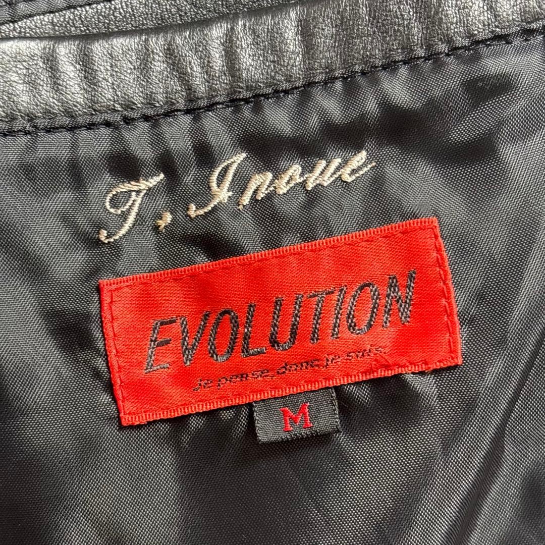 EVOLUTION Cowhide leather black jacket single bre… - image 11