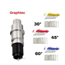 1 PC Blade Holder  15 Pcs Graphtec CB09 Blades Vinyl Cutter Plotter 30 45  60 