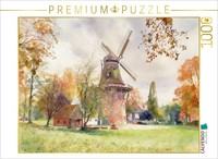Calvendo Puzzle Johanna Mill In Emden | 1000 Pieces, Finished Size 25.2 × 18.9 I