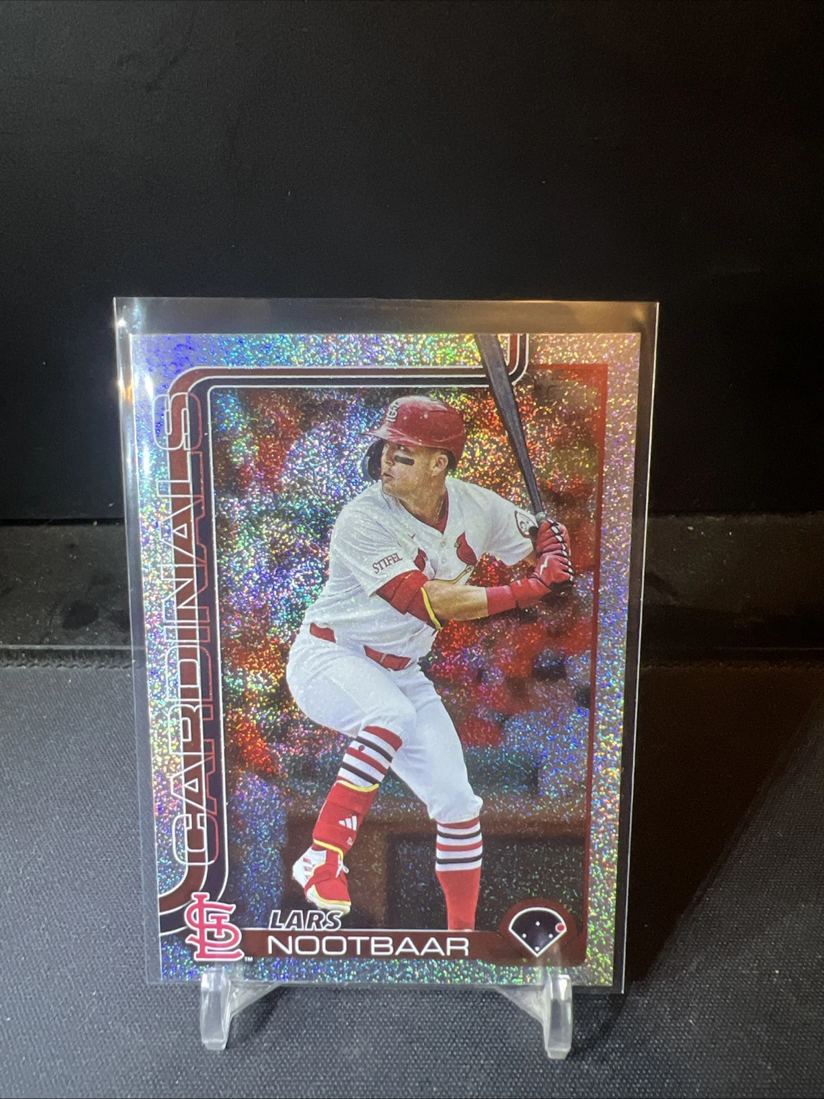 2025 Topps Series 1 - Sand Glitter #203 Lars Nootbaar, St. Louis Cardinals
