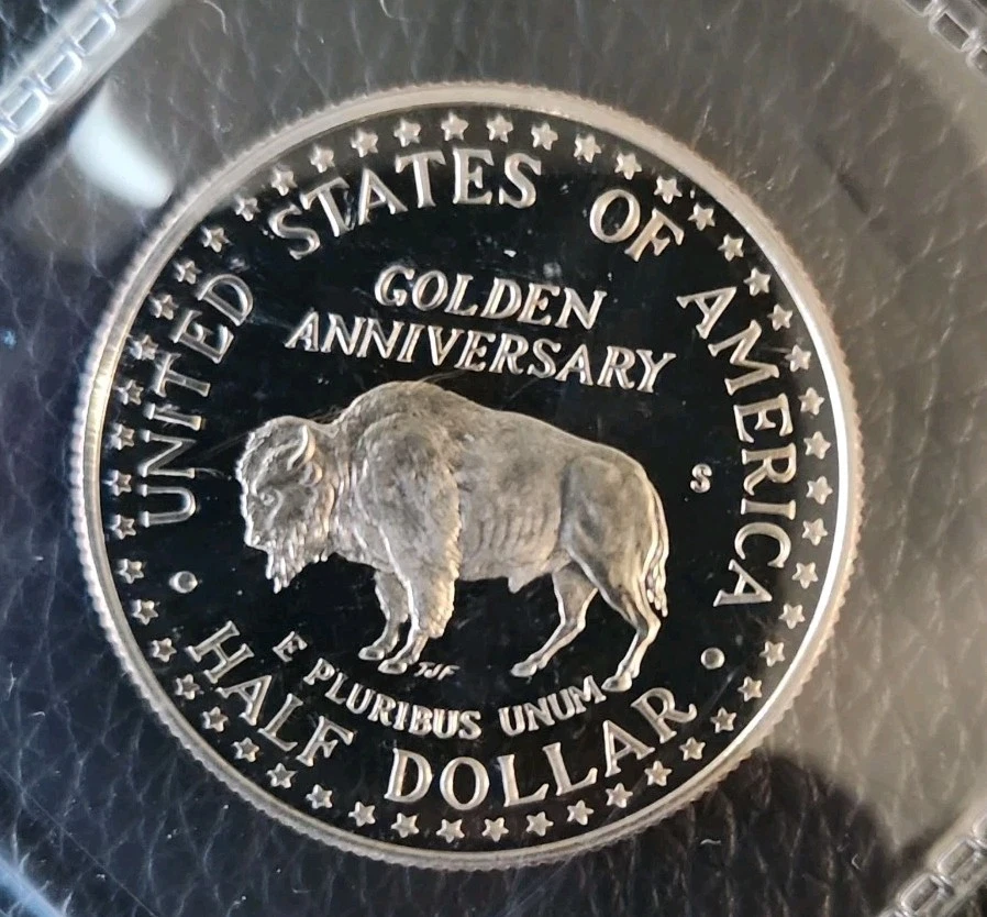 1991 S Mount Rushmore Commemorative Half Dollar Clad Deep Cameo Gem Proof x10 - Image 3 of 3