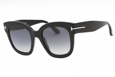 TOM FORD FT0613 01D Sunglasses Shiny Black Frame Smoke TOM FORD FT0613 01D Sunglasses Shiny Black Frame Smoke