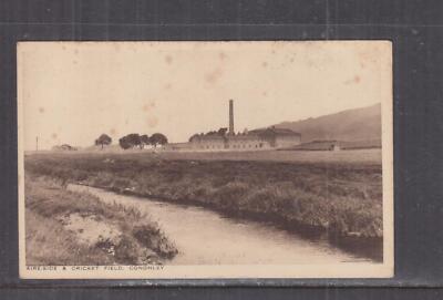 GREAT BRITAIN, CONONLEY, YORKSHIRE, CRICKET FIELD & AIR SIDE, c1910 ppc., unused