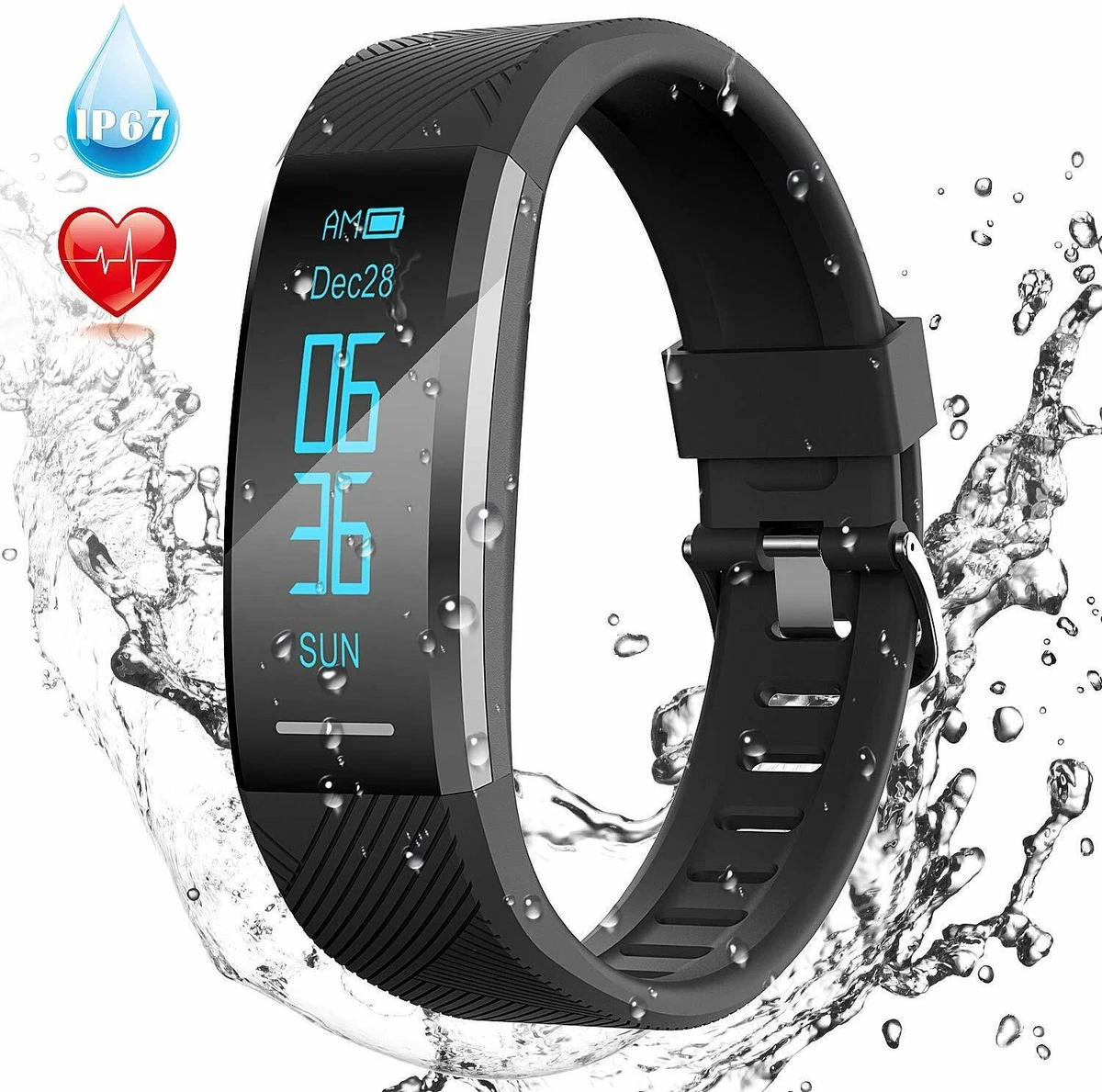 Montre Connectée homme femme Cardio sport Bracelet GPS Fitness Activité  tension