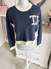 Image of Tommy Hilfiger Cropped Jumper Blue Size Small