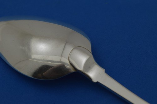 Rare Scottish Provincial Solid Silver Dessert Spoon. G&A Booth. ABD c1830 - Picture 6 of 10