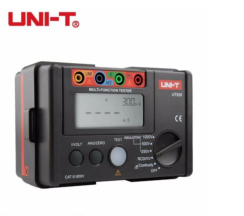 UNI-T UT526 Megger Digital Electrical Insulation/Earth Resistance RCD Tester - Image 3 of 4