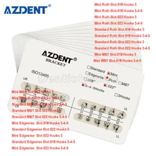 Dental Ortho Metal Brackets Brace Mini/Standard/Edgewise Roth/MBT 3/345HK U Pick