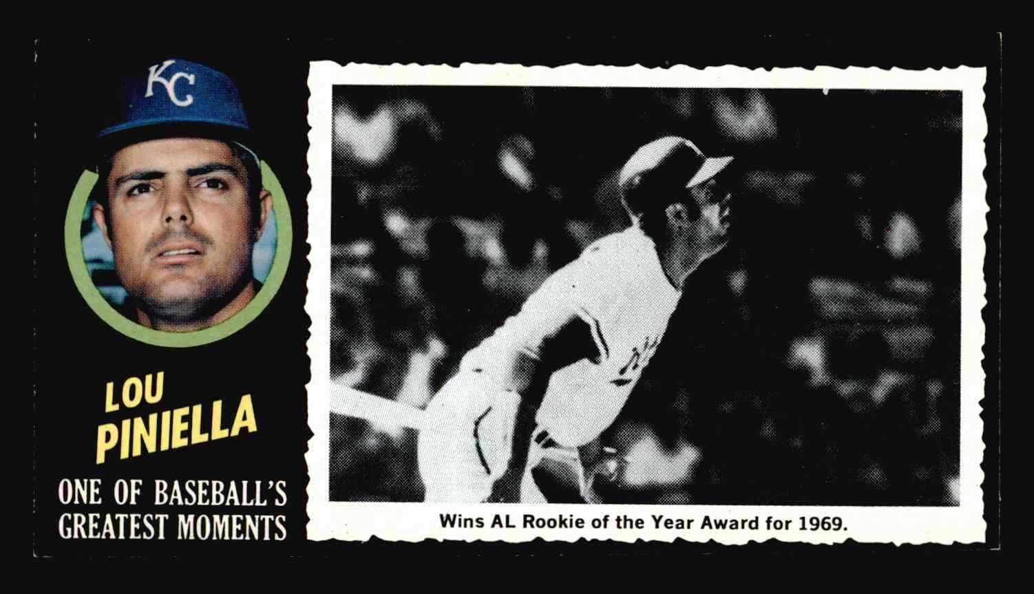 1971 Topps Greatest Moments #38 Lou Piniella - EX-MT