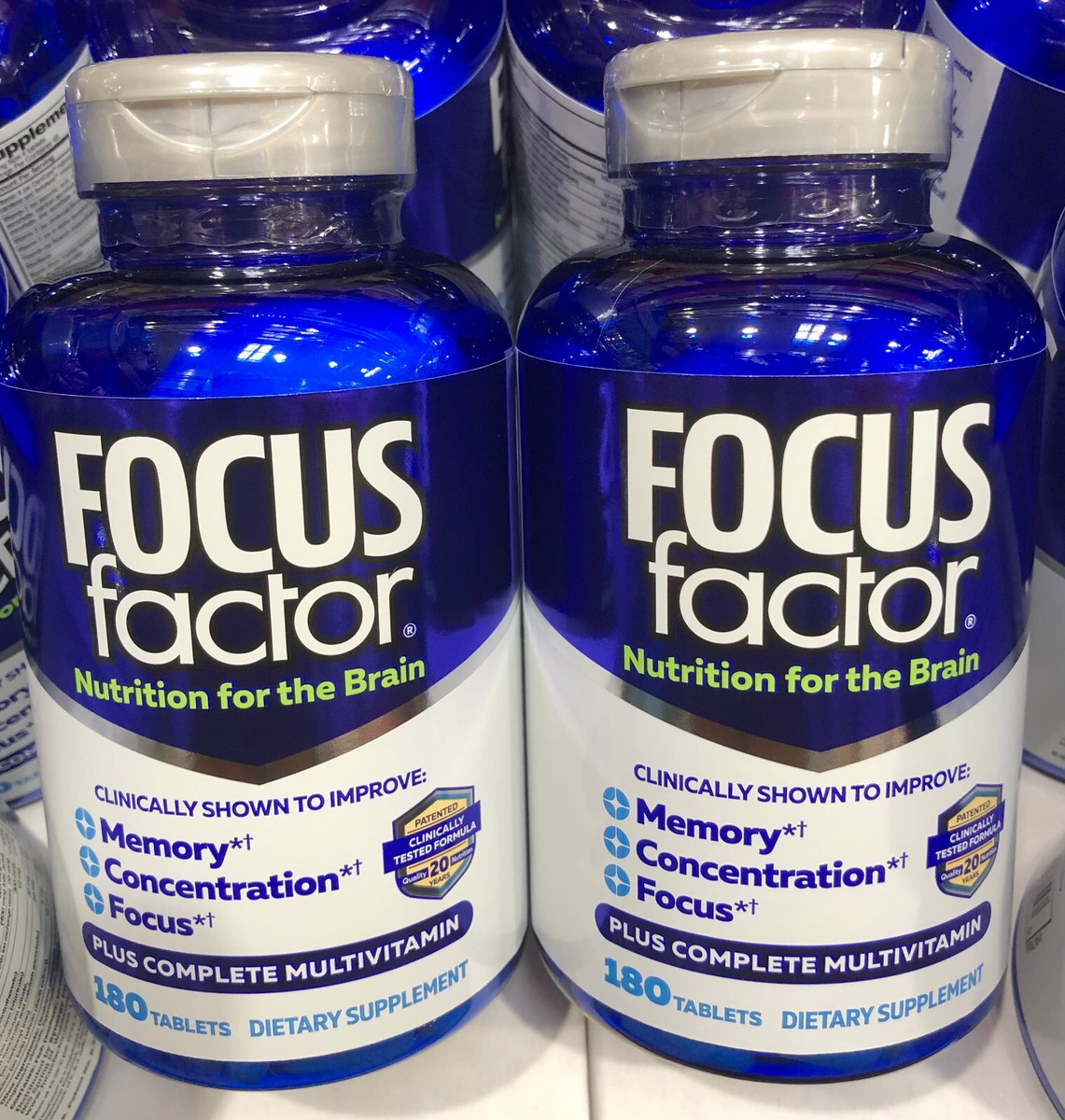 FOCUS Factor Nutrition for the Brain Dietary Supplement 180