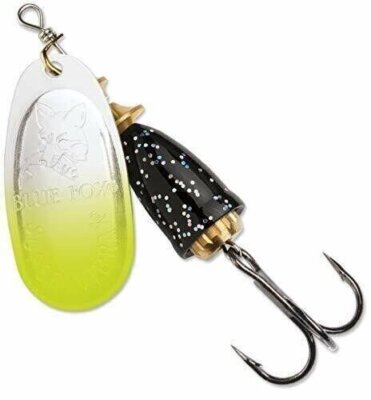 Blue Fox Classic Vibrax Spinner, 3/8-Ounce, Chartr