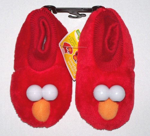 Zapatillas Sesame Street Elmo Puppet Zapatos Acolchados Nuevas con Etiqueta Niño Niño Niña - Imagen 5 de 9