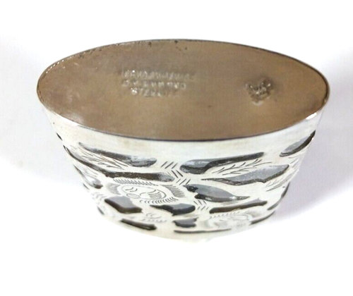 Frasco superpuesto de plata de ley botella de perfume floral México 3" - Imagen 6 de 8