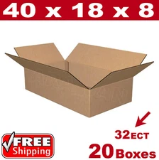 20 - 40x18x8 Cardboard Boxes Mailing Packing Shipping Box Corrugated Carton