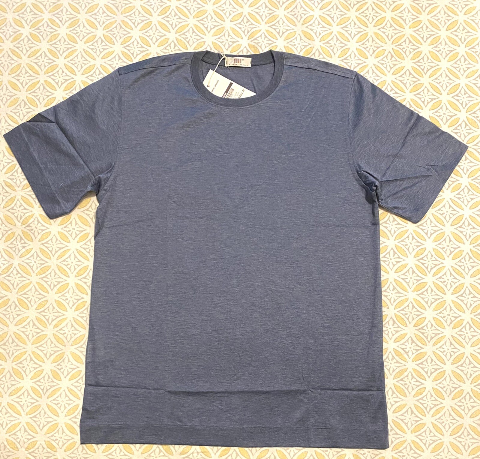 FILA New Michael Reslan Italy Men’s 100% Row Eguptian Cotton Crew Neck T Shirt S