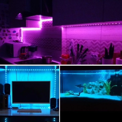 FULL KIT 16Ft 5050 WS2811 RGB Dream Color 150LED Strip Light + Remote + Power - Picture 5 of 17