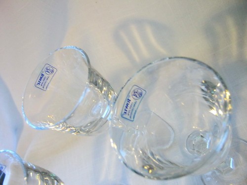 Boxed Set of 4 Towle Bleikristall YORK 5-1/2" CORDIAL Gläser Austria NIOB - Bild 7 von 10