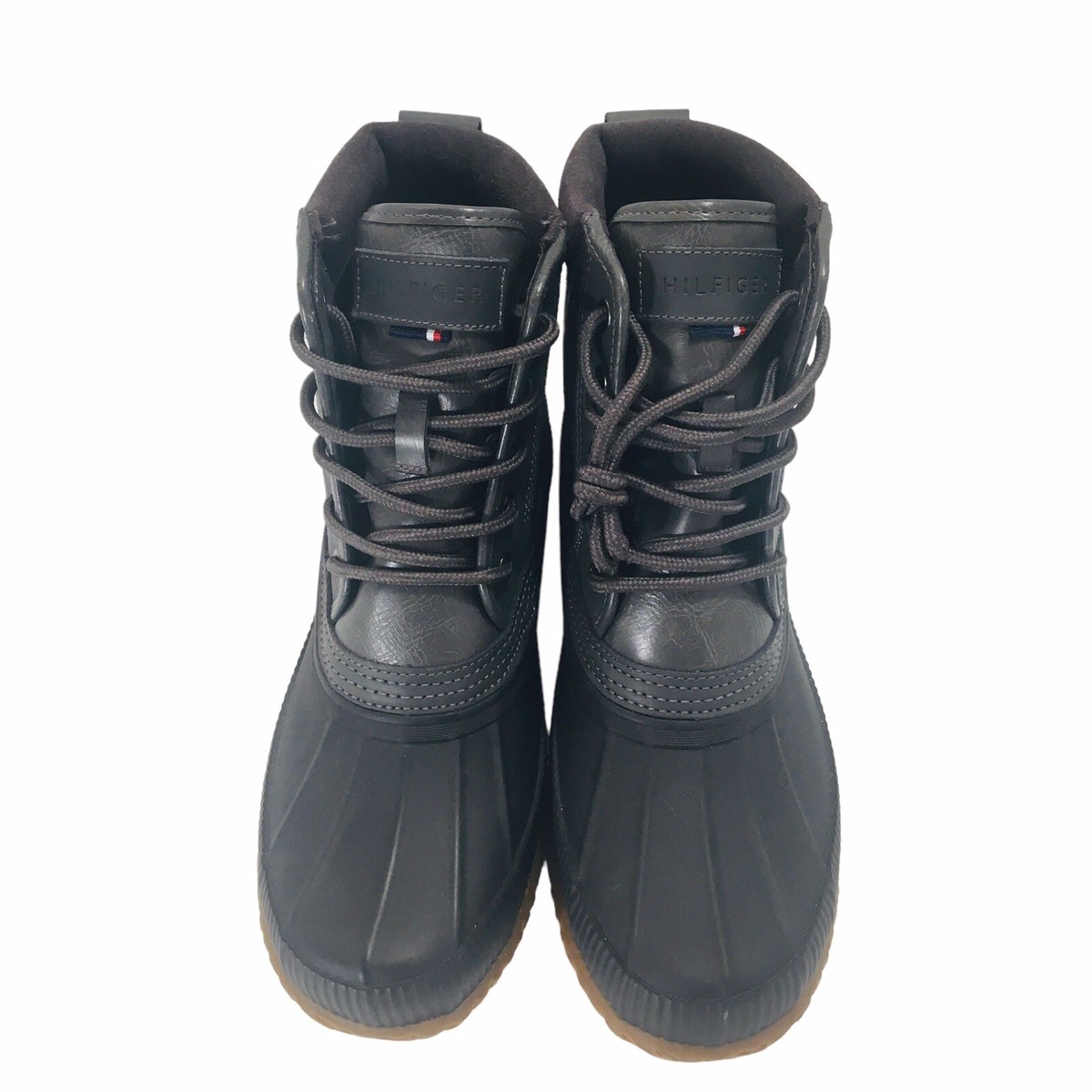 Tommy Hilfiger TM-Casey Duck Rain Boot Rubber Gray Upper Leather Men’s Sz 9 NEW Tommy Hilfiger Sz 8 Men main image 4
