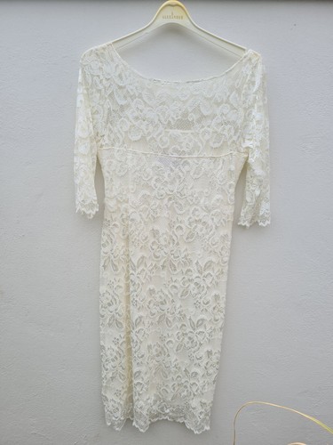 Tiffany Rose Hochzeitskleid Brautkleid Umstandskleid Spitze creme elfenbein M - Bild 5 von 8