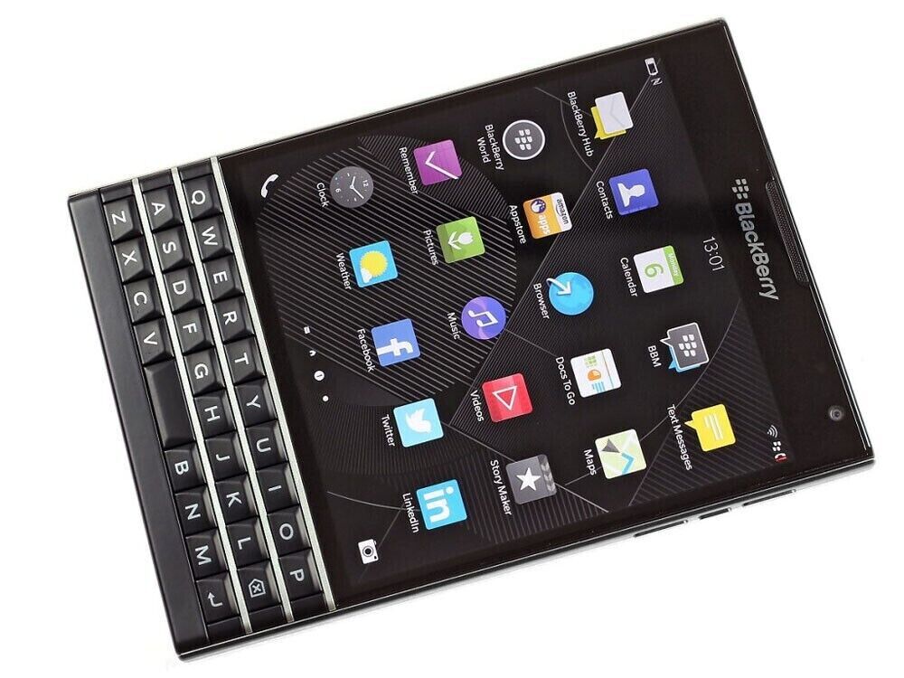 BlackBerry Passport ブラック BlackBerry Passport 32GB Unlocked Smartphone, Black