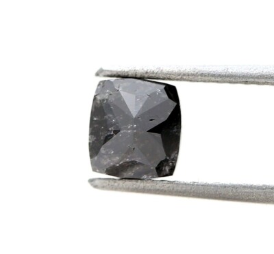 Natural Diamond 1,31 ct Brownish Black Flanders Modifiziert Brilliant Schliff