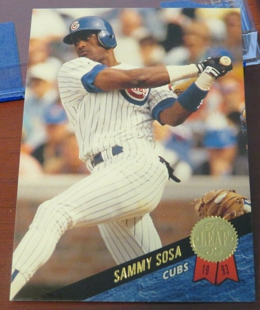 SAMMY SOSA 1993 Leaf Baseball Card 70 eBay