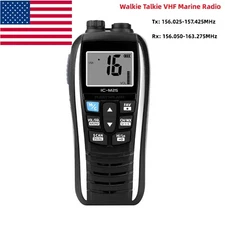 IC-M25 Marine Walkie Talkie VHF Marine Radio 5KM 5W Waterproof Transceiver US