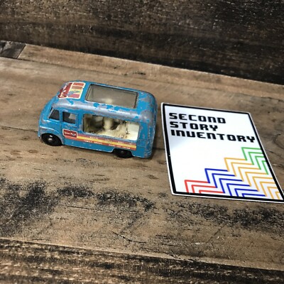 MATCHBOX LESNEY 47 BLUE COMMER ICE CREAM CANTEEN Made In England