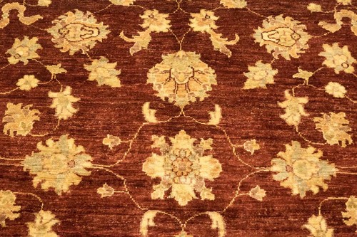 Afghan Chobi Ziegler Teppich Handgeknüpft 150x200 Rot Orientalisch Wolle - Picture 5 of 7