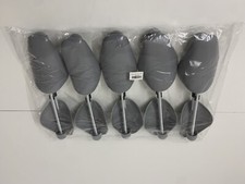 Incutex 5 Paar Schuhstrecker Schuhformer aus Kunststoff Gr. 38-44, Grau NEU!