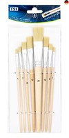 Tsi Borstenpinsel-Set 8-Teilig (GrößEn 1, 2, 4, 6, 8, 10, 12 Und 20), Schaft N