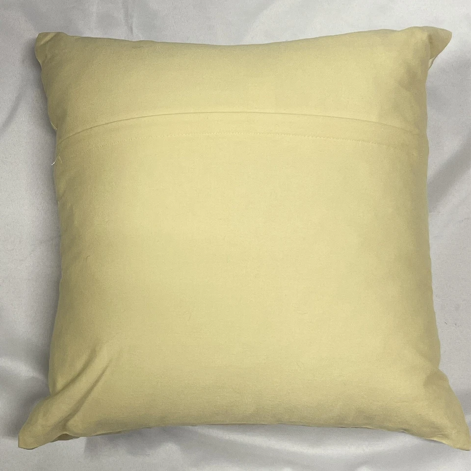 Silk Hand-Embroidered Suzani Pillow Decorative Down Fill Elegant Excellent Cond. - Image 2 of 4