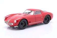 MAX001010 1/18 ALFA ROMEO ATL SPORT COUPE 2000 1968 BLACK WHEELS ROSSO ALFA RED