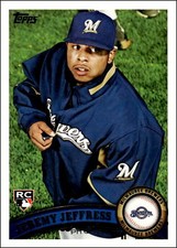 2011 Topps #143 Jeremy Jeffress   Rookie Milwaukee Brewers