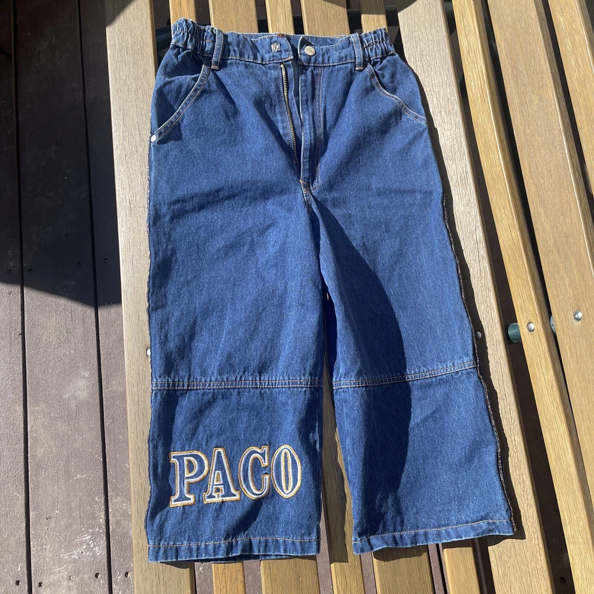 Vintage 90’s Paco Sport Jeans Boys Graphics Wide Leg Skater Streetwear