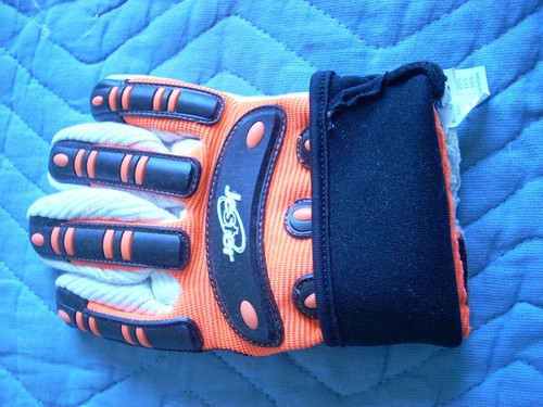 JOKER IMPACT RESISTANT GLOVES JESTER SERIES MX 215-M COTTON PALM -SINGLE PAIR- - Picture 4 of 6